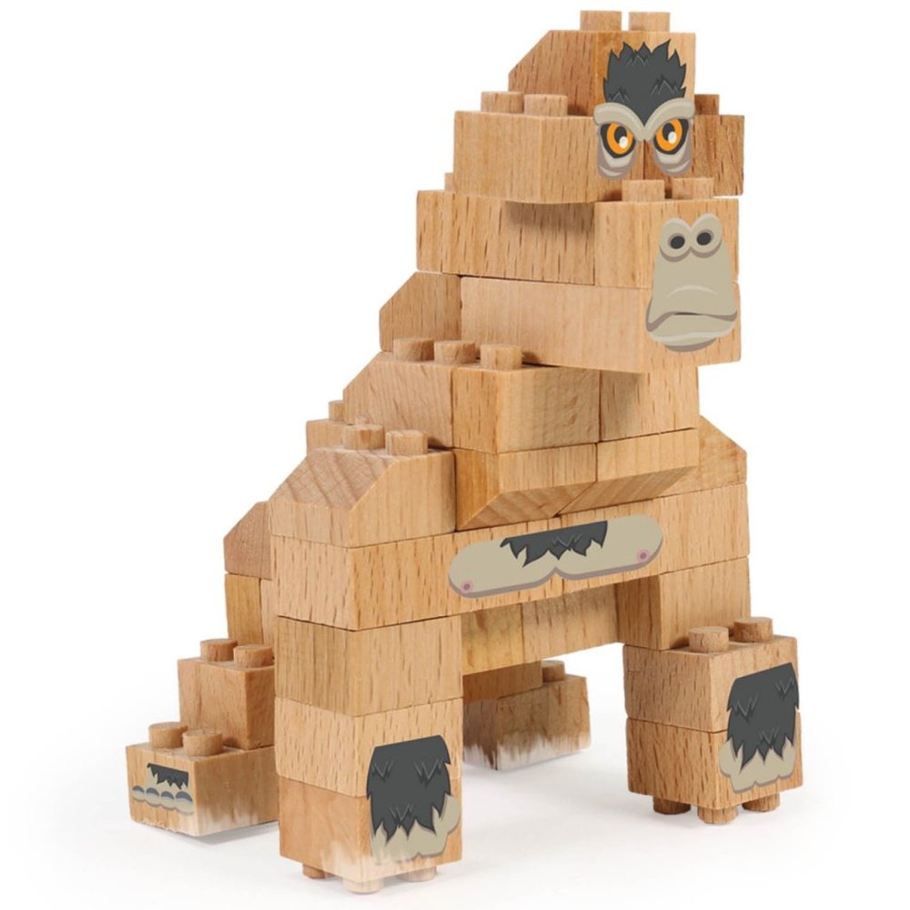 Gorilla - Wood Building Bricks
